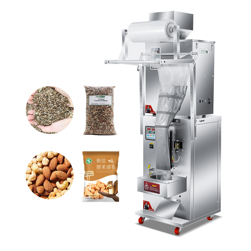 Coffee Bean Pet Food Sunflower Seed Walnut Grain Weigh Filler Packaging Machine Cashew Nuts Granule Flour Packing Machine