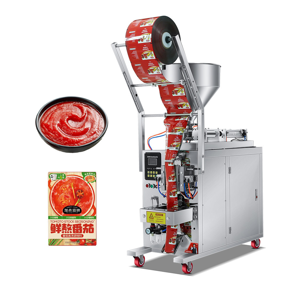 China Shea Butter Soup Packing Machine Molasses Margarine Sauce Yogurt Packaging Machine For Packaged Sauces