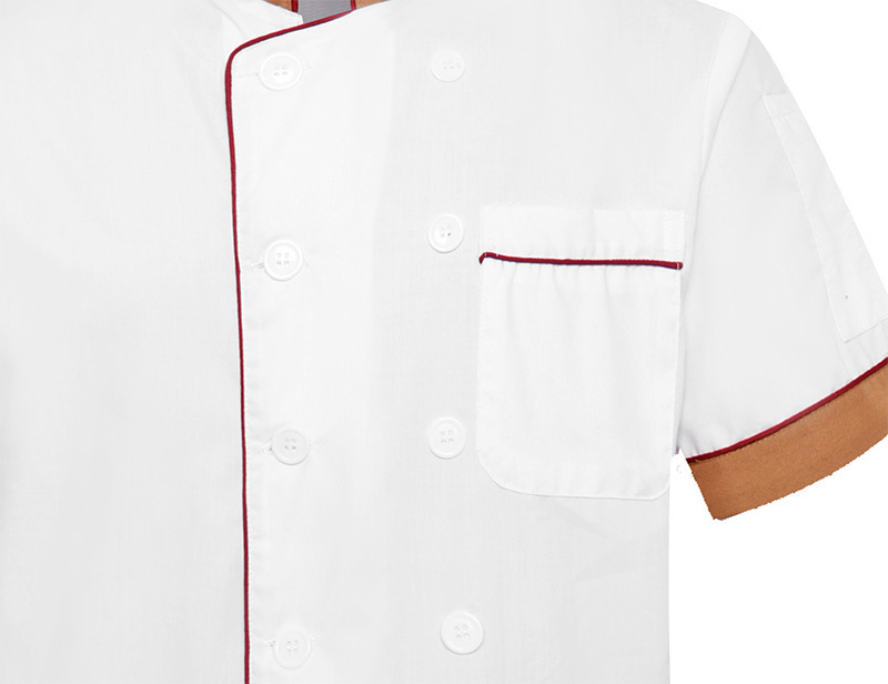 Italian Hotel Fast Food Restaurant Staff Chef Kitchen Uniform Design white chef coat