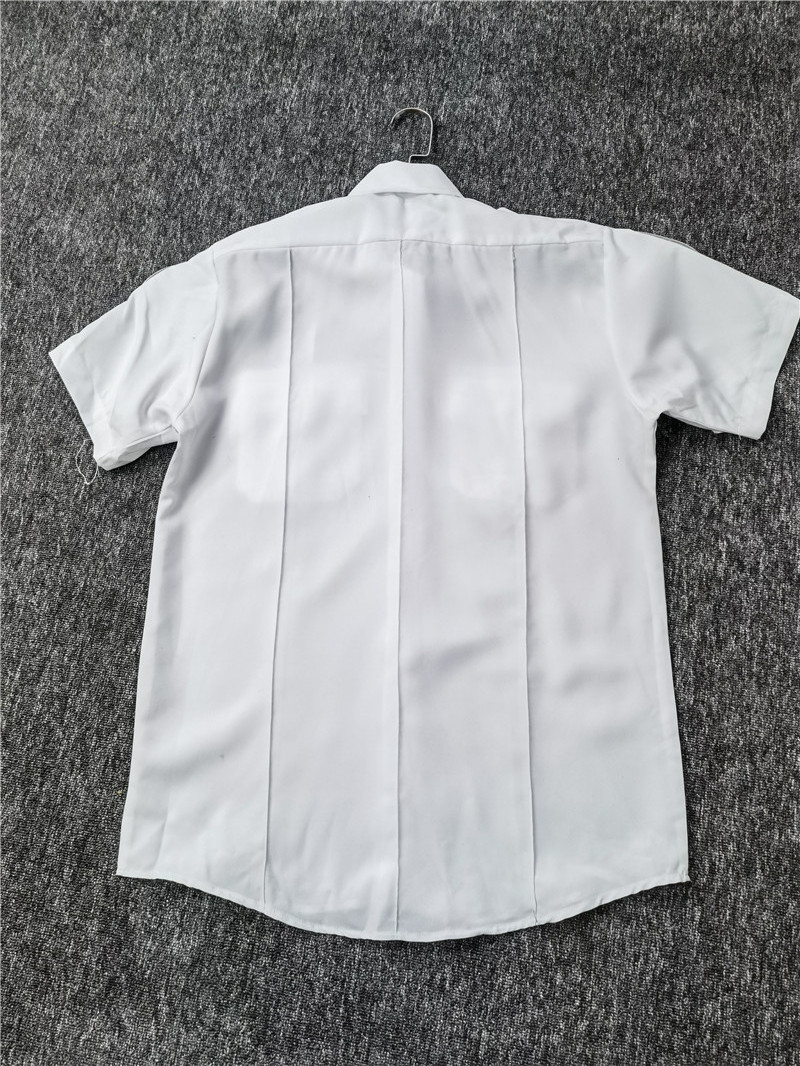 Men's Classic Short Sleeve Shirt Security Guard Uniform Custom White for Men Security Uniforms and Equipments