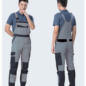 Fashion vintage cotton work wear, bib overalls for men jumpsuit