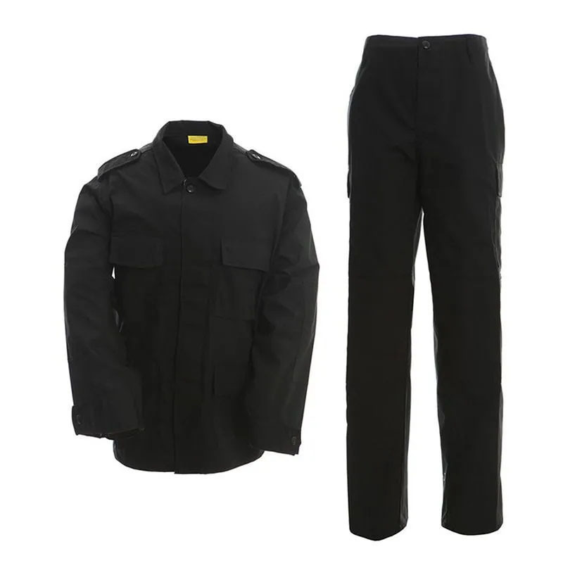 Security Uniform Guard Navy Blue BDU bdu Sets Jacket Pants