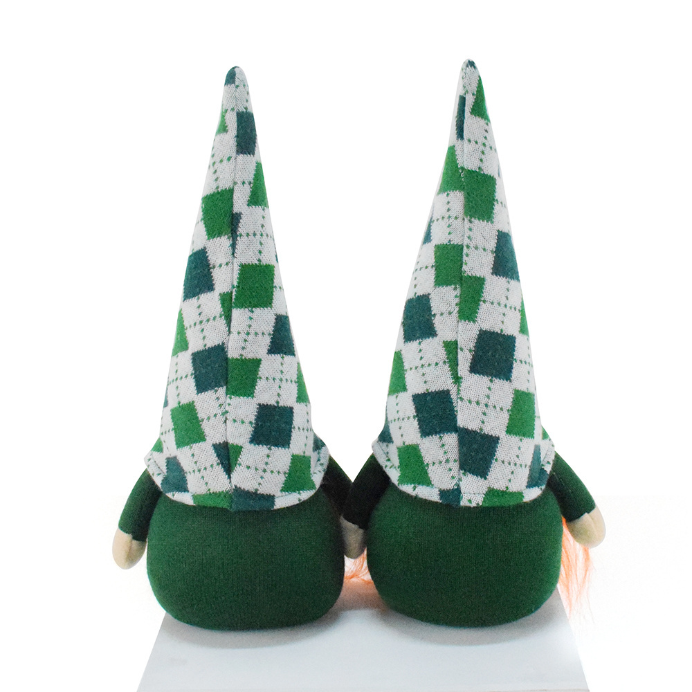 Newest St. Patrick's Day Gnome Irish Leprechaun 54cm Swedish Gnome Ornaments Long Legs Sitting Gnome for Home Decoration