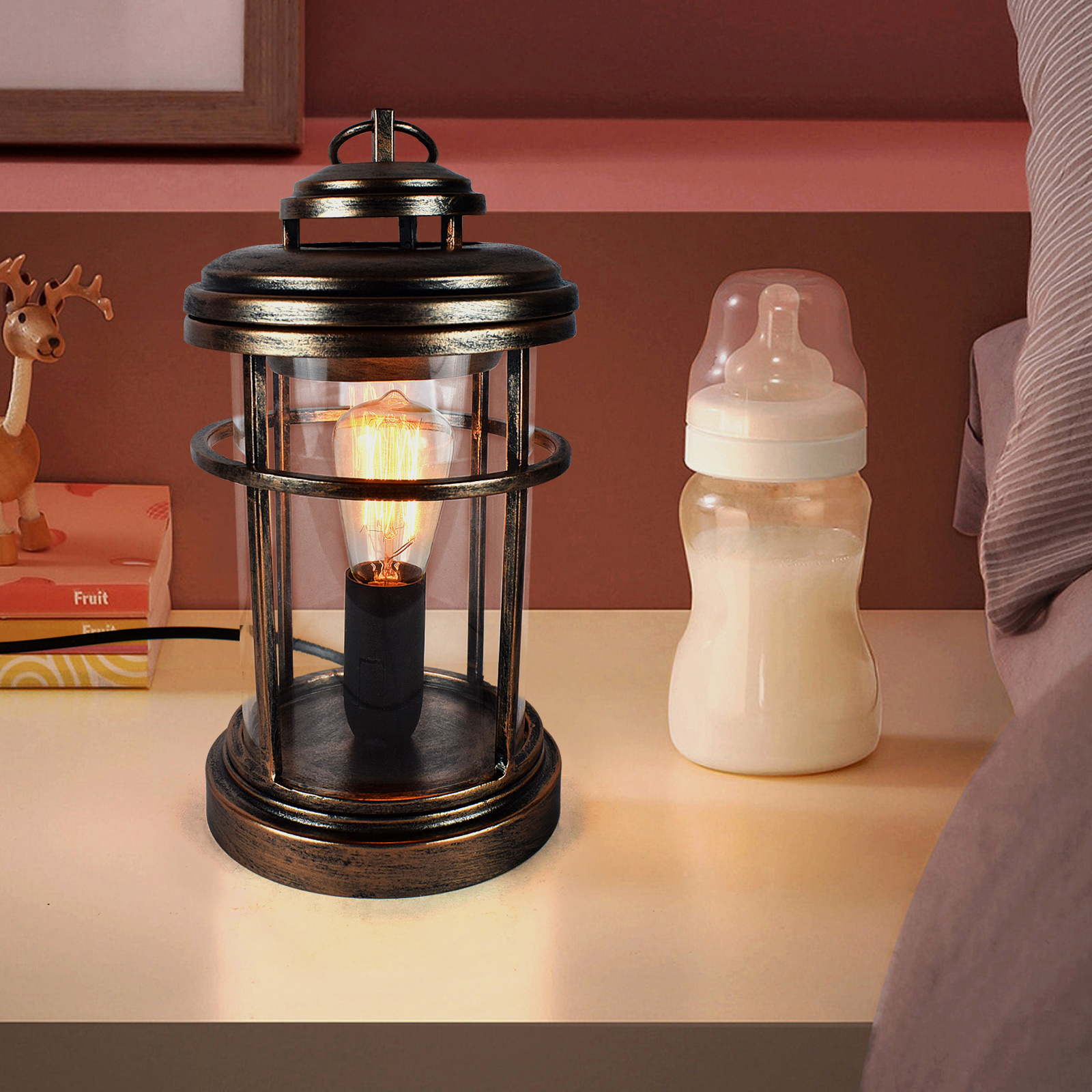 Retro Edison Bulb Wax Melter Warm winter atmosphere scented wax lamp Candle Wax Burner Fragrance Warmer and Vintage Light Bulbs