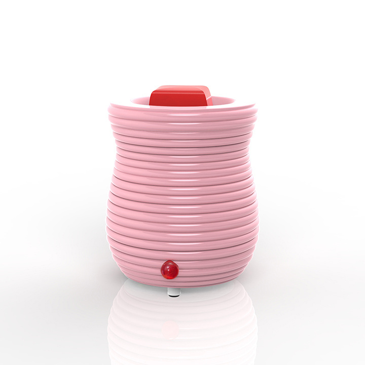 Lovely ceramic aroma warmer USB electric wax melt burner home use pink aromatherapy soy wax candle warmer