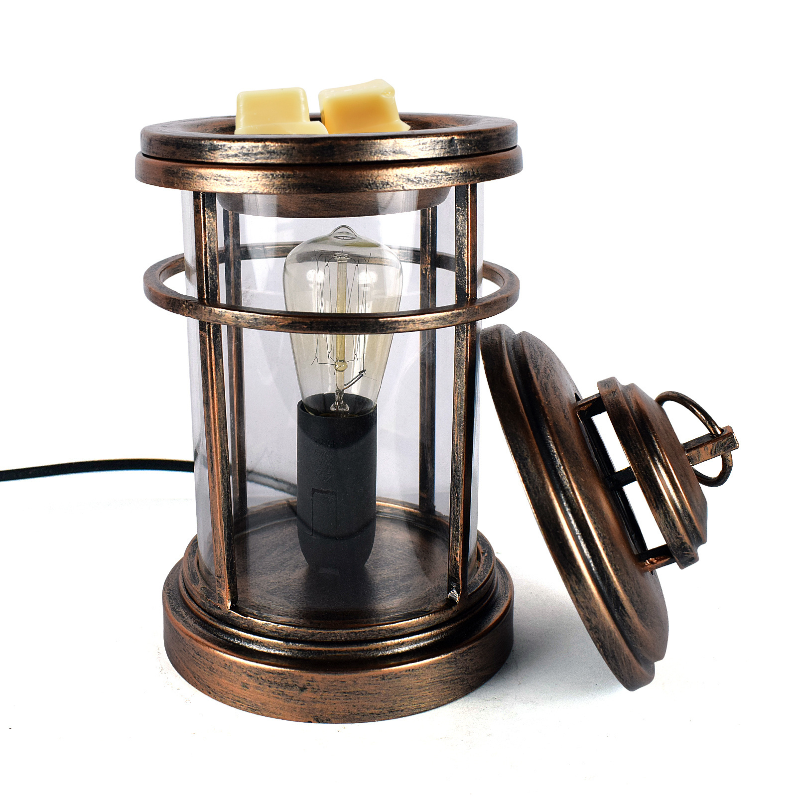 Retro Edison Bulb Wax Melter Warm winter atmosphere scented wax lamp Candle Wax Burner Fragrance Warmer and Vintage Light Bulbs