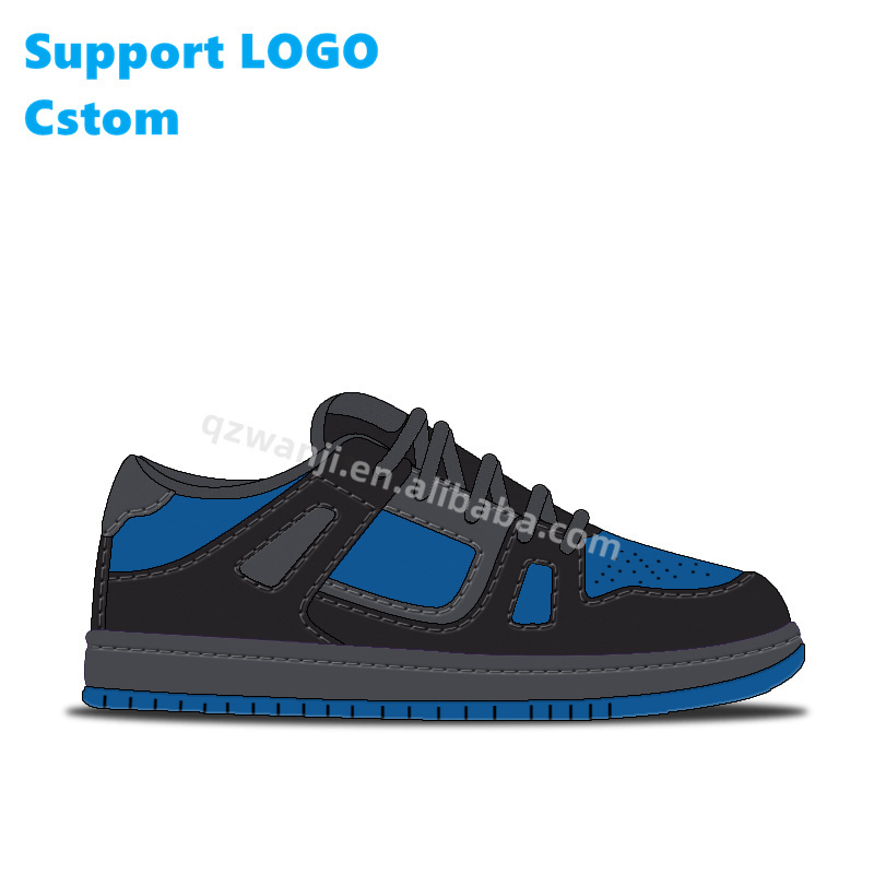 Hot designer custom classic leather breathable basketball shoes comfortable sneakers custom shoes manufacturers with my logo