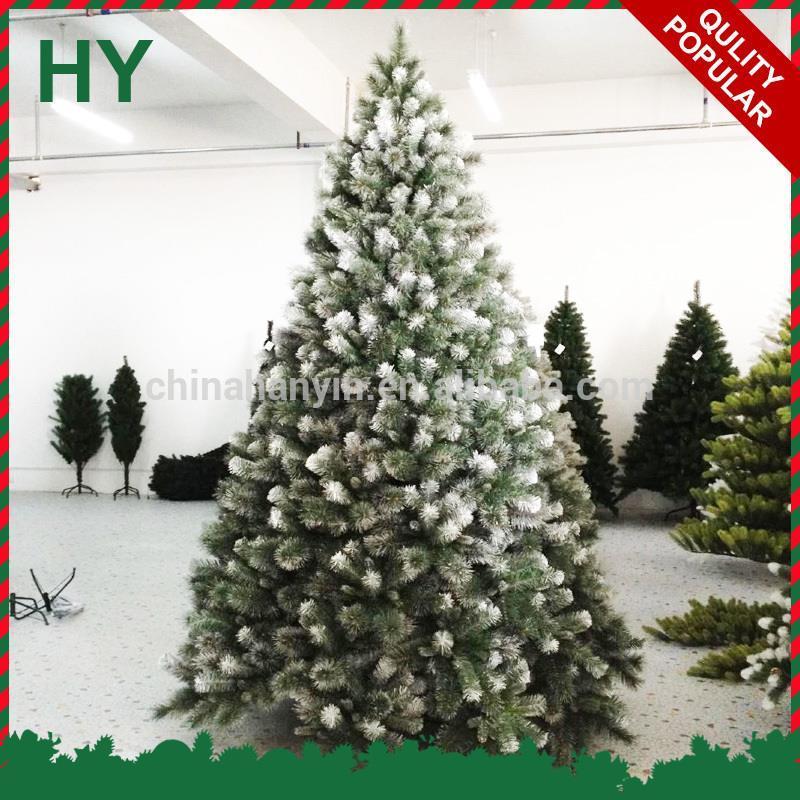 Multifunctional 7ft pe mountain king artificial christmas tree