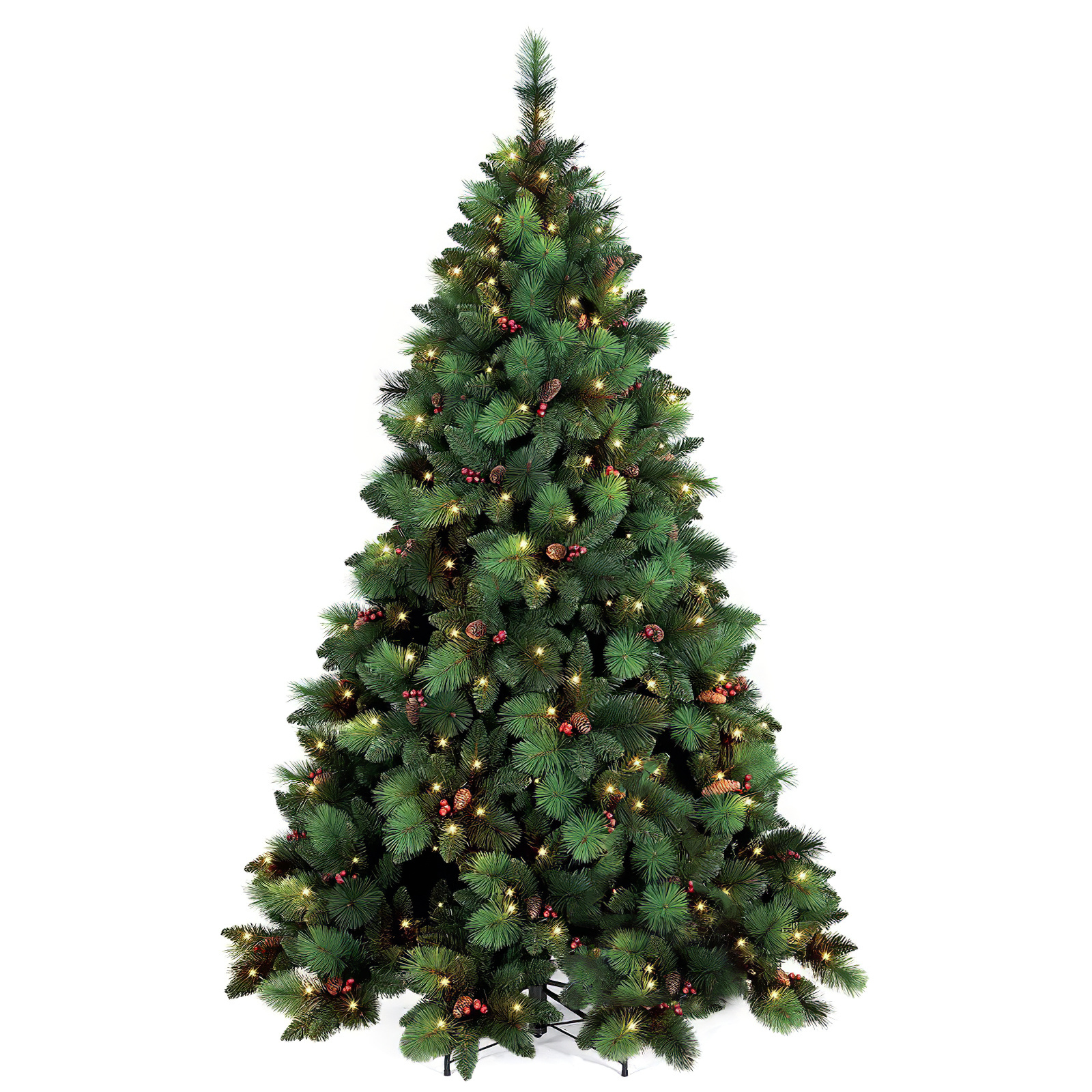 wholesale high quality PVC artificial outdoor giant  christmas tree with colourful LED lights