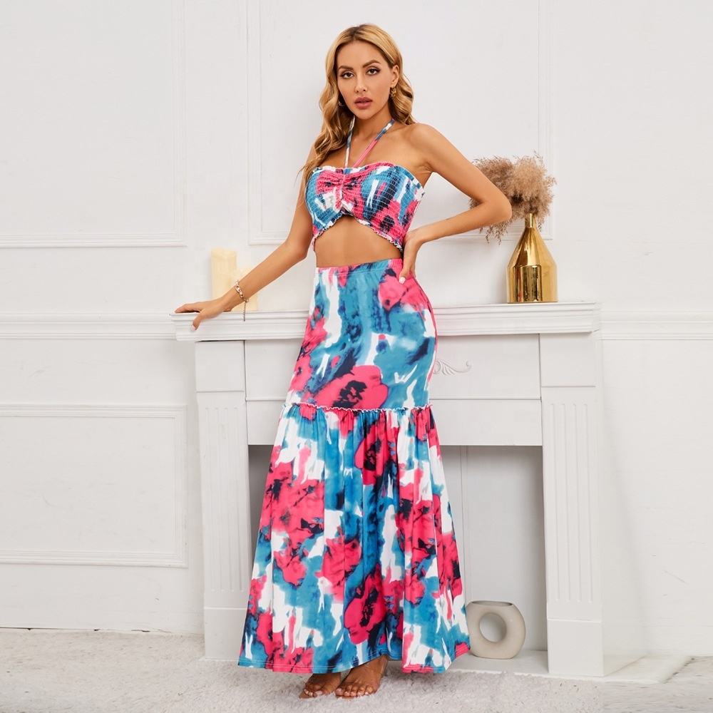 2024 New Fashion Hot Selling Trend Sexy Women's Dress summer casual Two Piece Set for Women's clothes Wear