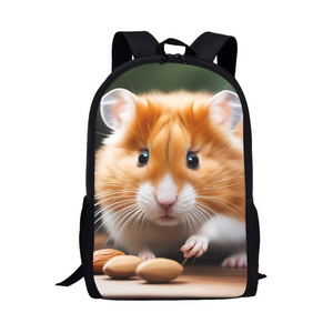 Backpack to School New Children's School Bag for Girls Boys Large Capacity Backpack Hamster Bag