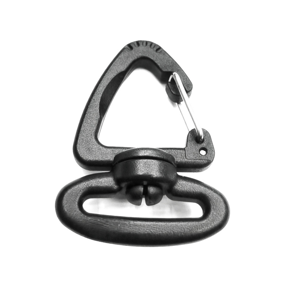 Hot Sell Webbing Strap Clip For Hanging Campaign Belt Bag buckls Swivel Bag Key Chain Automatic Plastic Spring Snap Hook