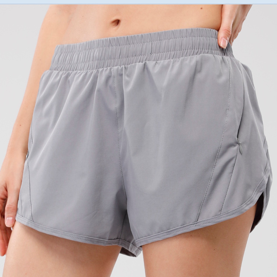 New breathable loose anti-walking lulu yoga shorts outdoor leisure running lulu sports shorts women healthy  Hot pants