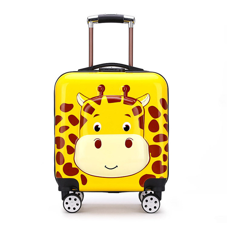 Wholesale Hot Sale Custom Design Cartoon Detachable Children Trolley School Luggage Bag For Kids With Wheels