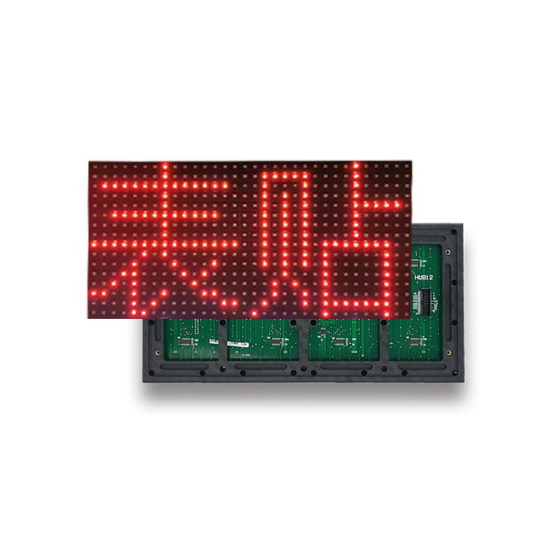 10mm Pixel Pitch Led Advertising Digital Display Board Waterproof P10 Outdoor Advertising Red P10 Led Module For Beauty Salon