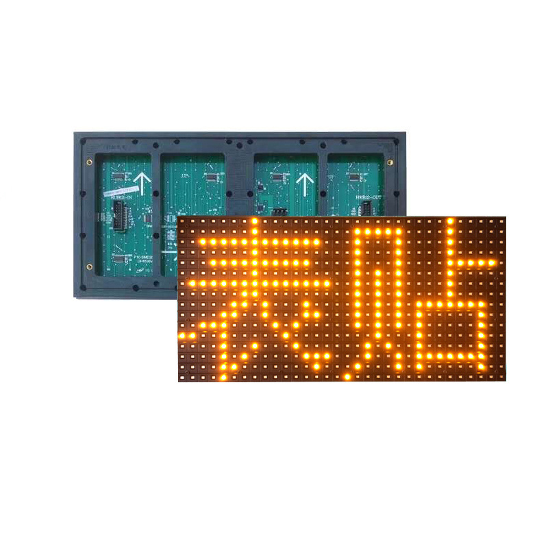 10mm Pixel Pitch Led Advertising Digital Display Board Waterproof P10 Outdoor Advertising Red P10 Led Module For Beauty Salon