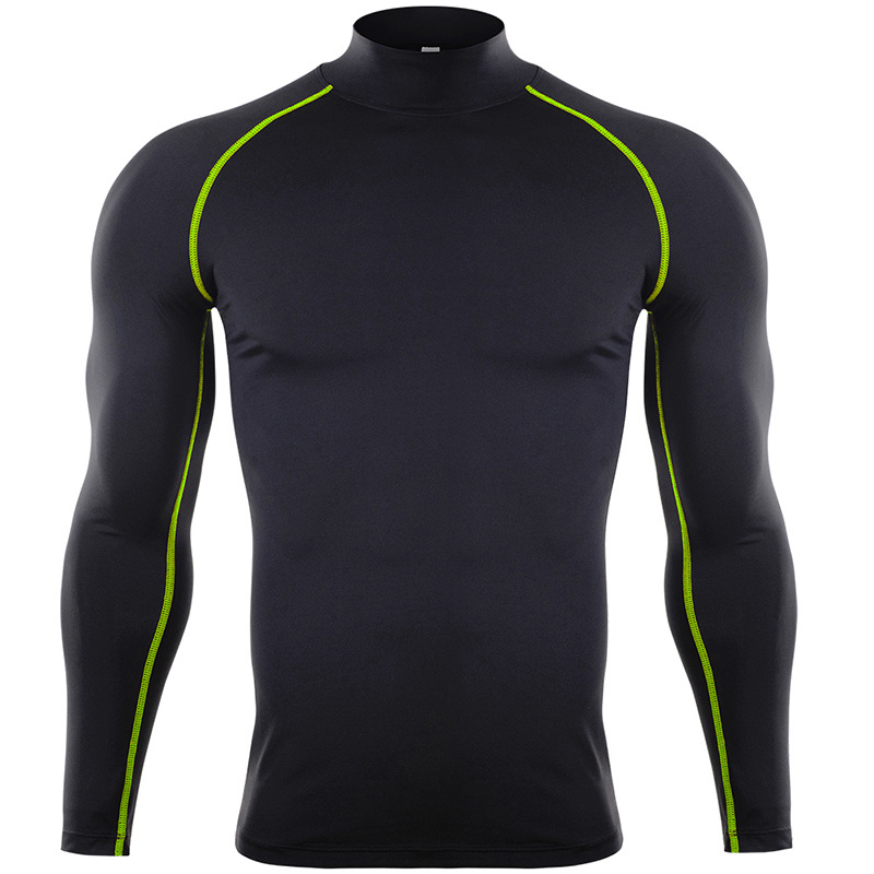 Long Sleeve Rash Guard Mens Compression Shirts Custom Quick Dry Men Gym Shirt Bjj Mma Rash Guard Shirt