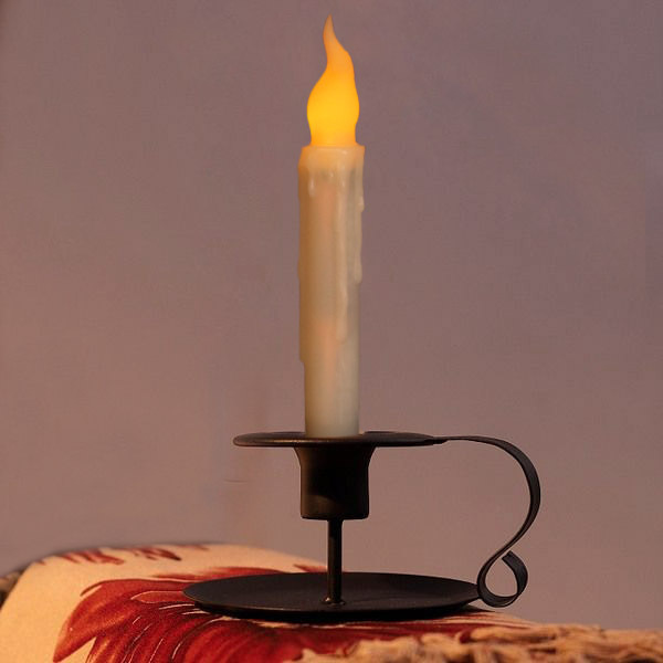 Flickering yellow flame Led Taper Candles Flameless led tea light candles with timer 6 hours on 18 hours off in 24 hours cycle