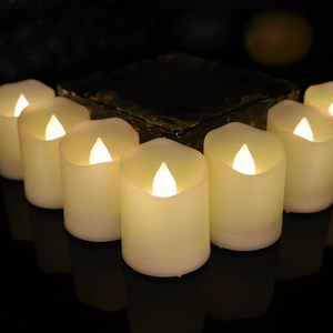 Battery Operated Tea Lights Candles Flameless Votive Candle with Remote Flickering LED Tealight Candles Home Wedding Party