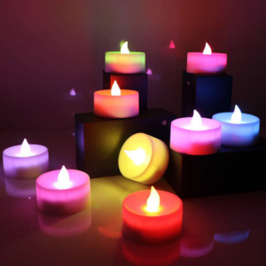 Flameless Tealight Candles Color Changing Flickering Tea Lights With Remote Battery Operated Tea Lights Wedding  Birthday Decor