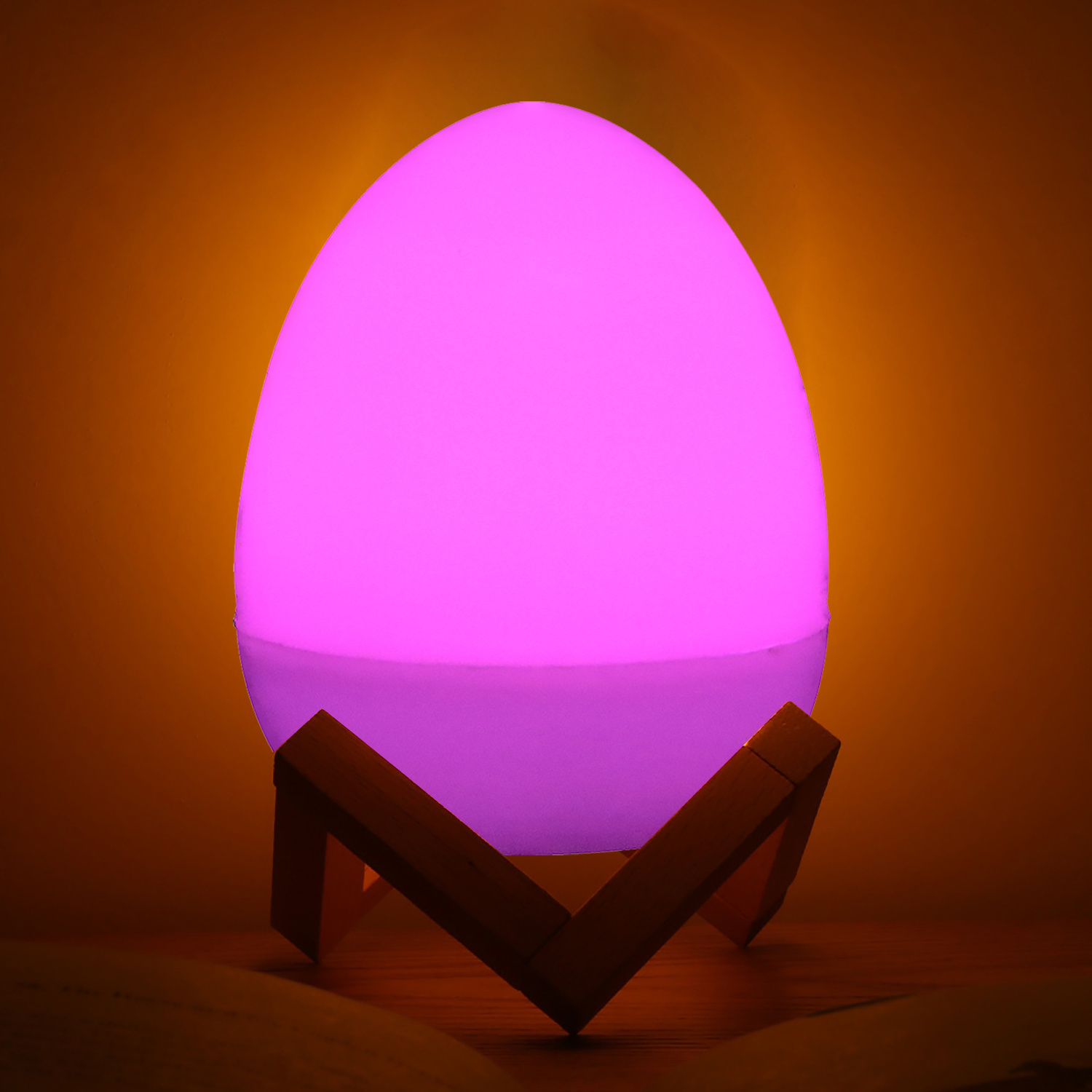 Egg Shell Night Light Flameless Candles Bright Pink Led Tealight Cr2032 Battery Operated For Party Wedding Romantic Decorations