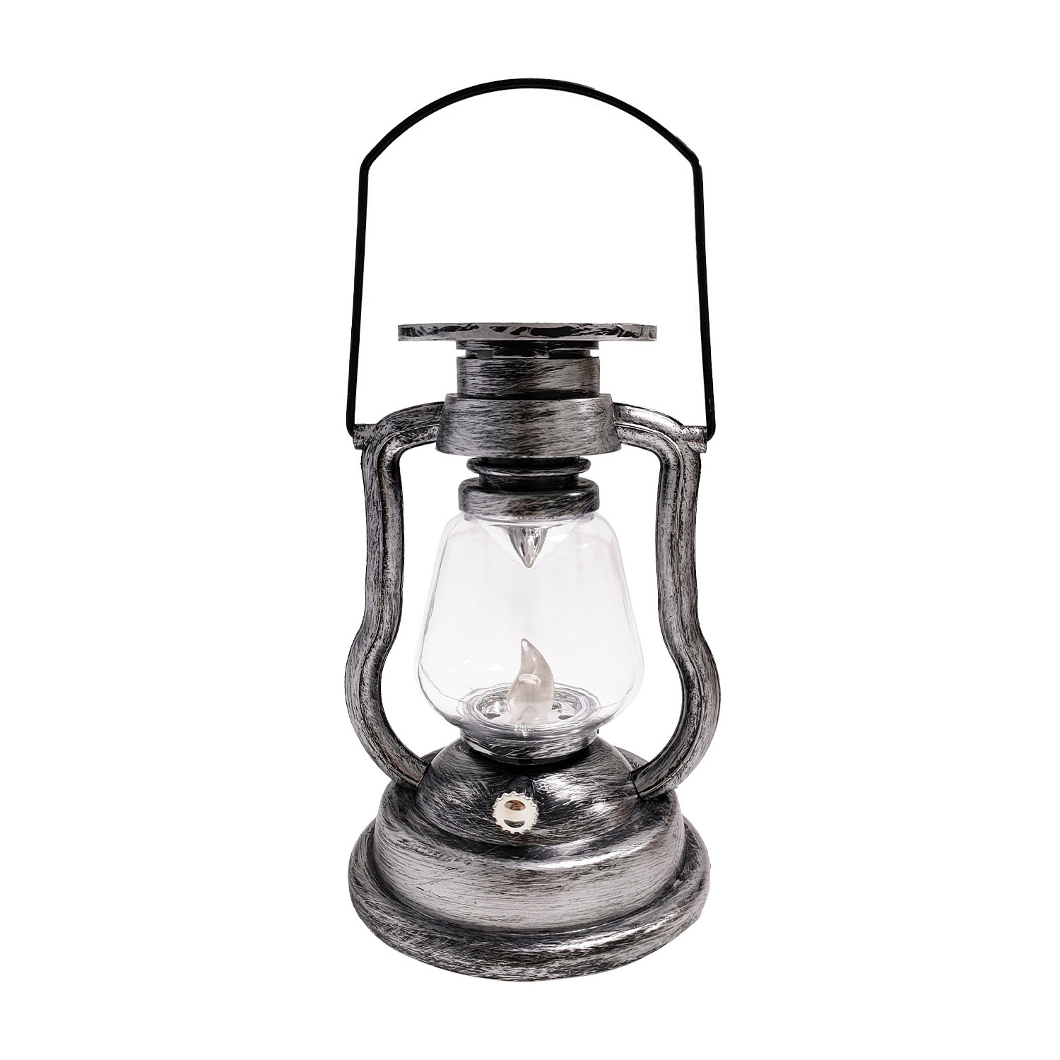 Aolaigle Solar Hanging Candle Light,Retro Antique Led Oil Lamp Miners Lantern For Garden Tree Table Reading Camping Lighting