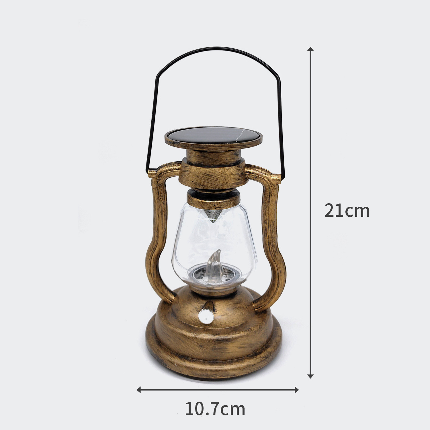 Aolaigle Outdoor Solar Garden Lights Solar Oil Lamp Flashing Flameless Led Decorative Hanging Lanterns Battery Operated Vintage