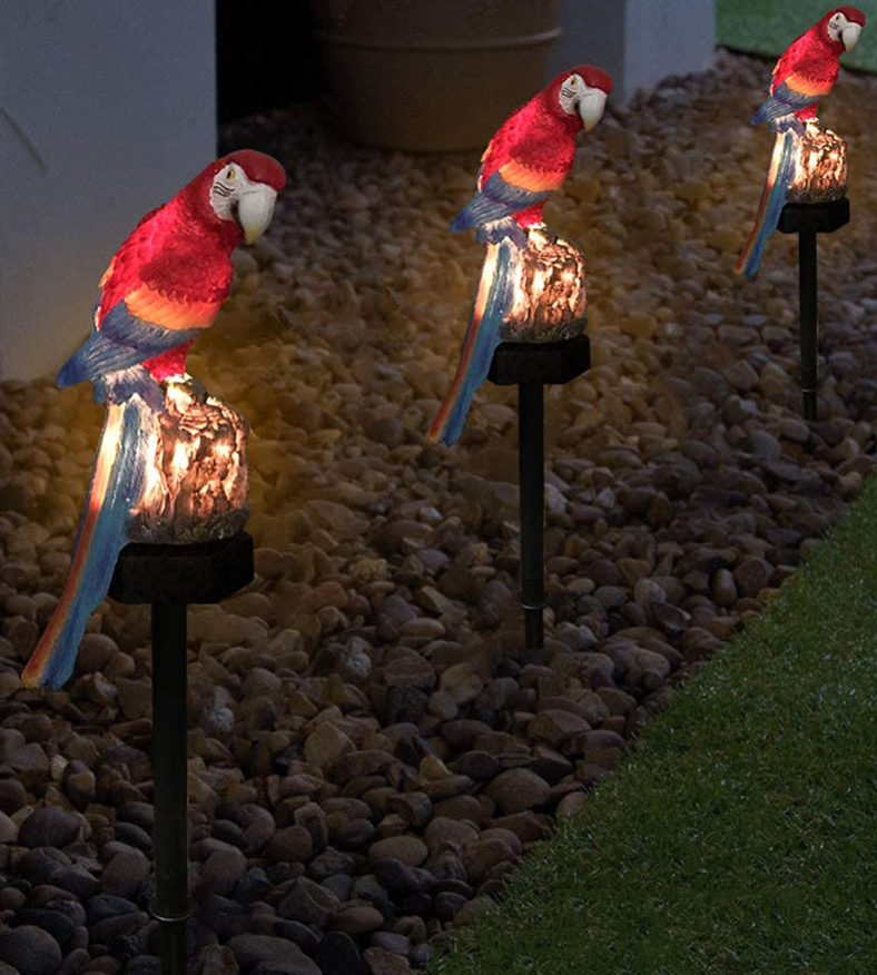 Animal Solar Light Garden Landscape Lamp Path Decoration Night Light Led Outdoor Lighting,solar Power Parrot Lawn Waterproof 50