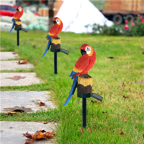 Animal Solar Light Garden Landscape Lamp Path Decoration Night Light Led Outdoor Lighting,solar Power Parrot Lawn Waterproof 50