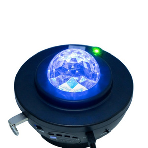 ALGXKTY-2 New Laser Light Star Projection Lamp Ambient Light Bluetooth Music USB Full Star Flame Water Pattern LED Night Light