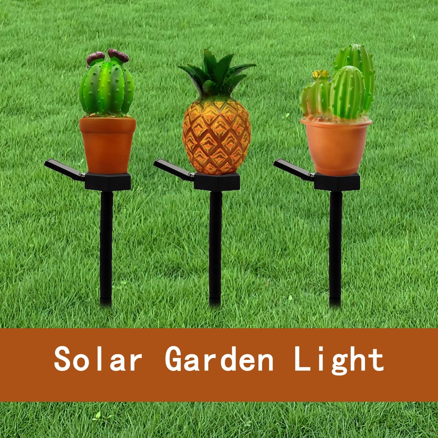 Decoration Lights Solar Garden Light Plant Shape Outdoor Waterproof LED 80 IP65 Light Solar Power Home Decor Garden Accessories