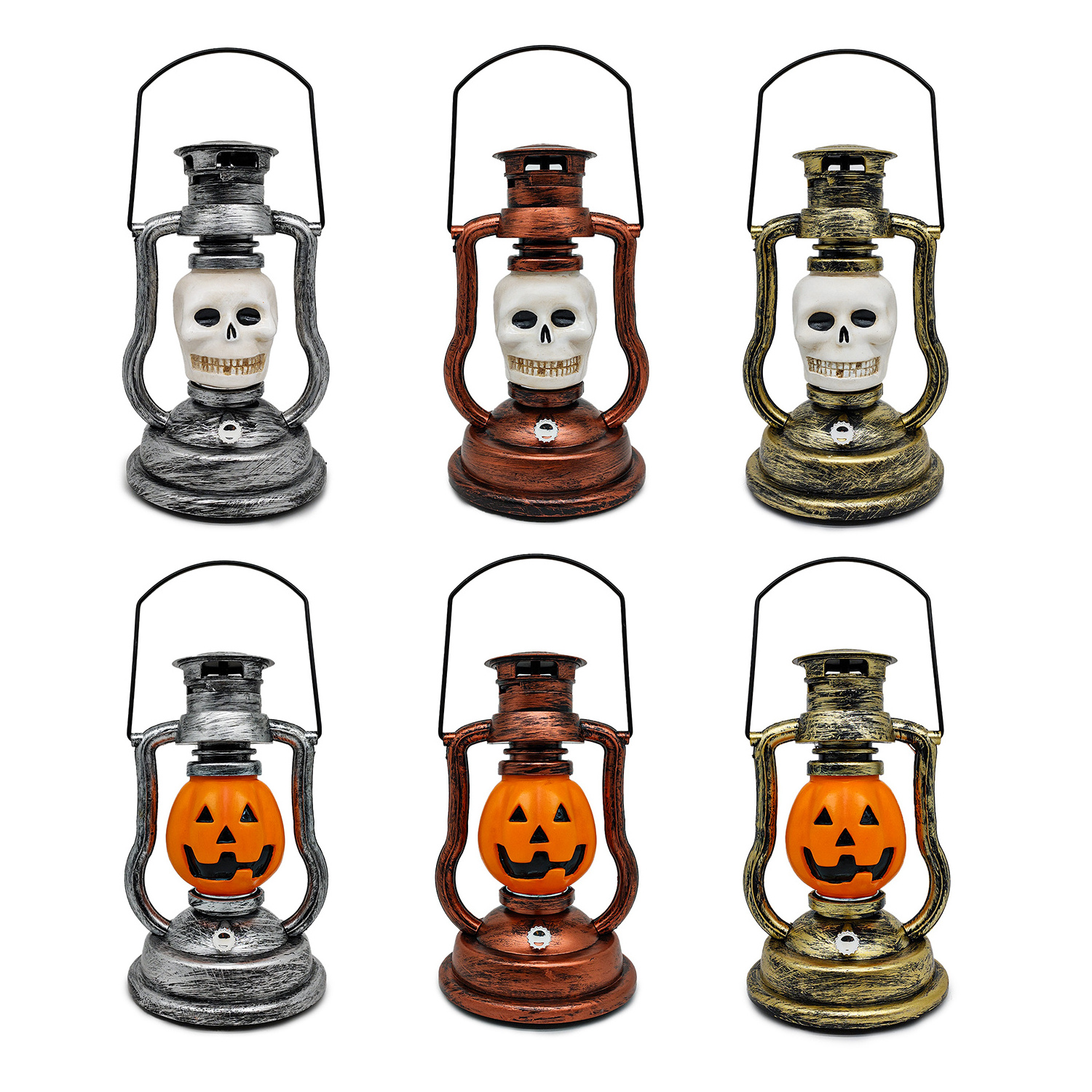 Pumpkin Shape Led Lantern Light Candles, Waterproof Flameless Outdoor Decorative Oil Lamp, Battery Operated Oil Lamp Candles