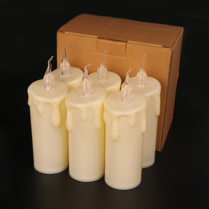 Hot Sale Pack Electronic Pillar Candles Holder Simulated Flickering Window Candle Lights For Wedding Home party Decoration