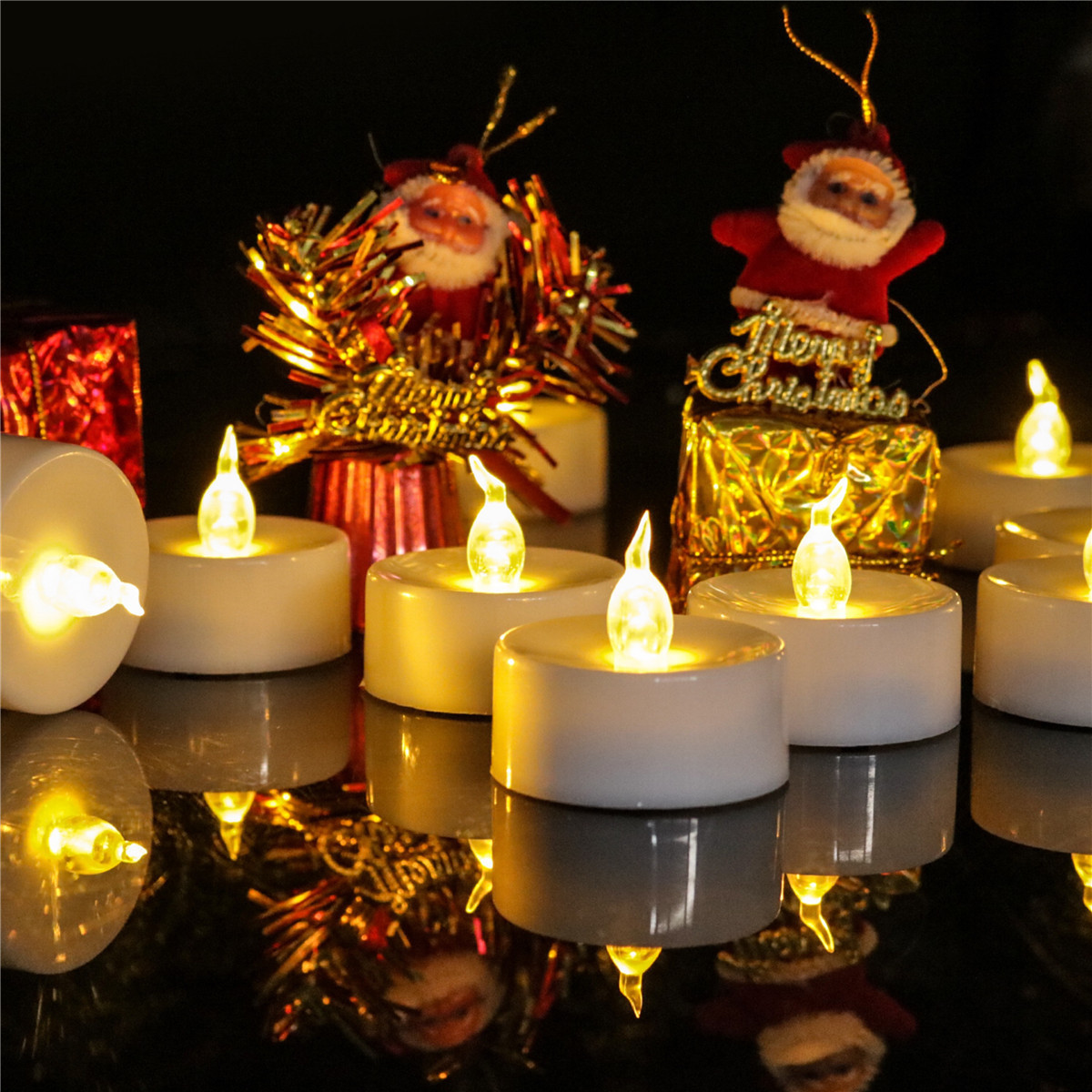 Hand Made Popular Table Decoration Flameless LED Candle Tealight with Remote Control Candle Battery Candles