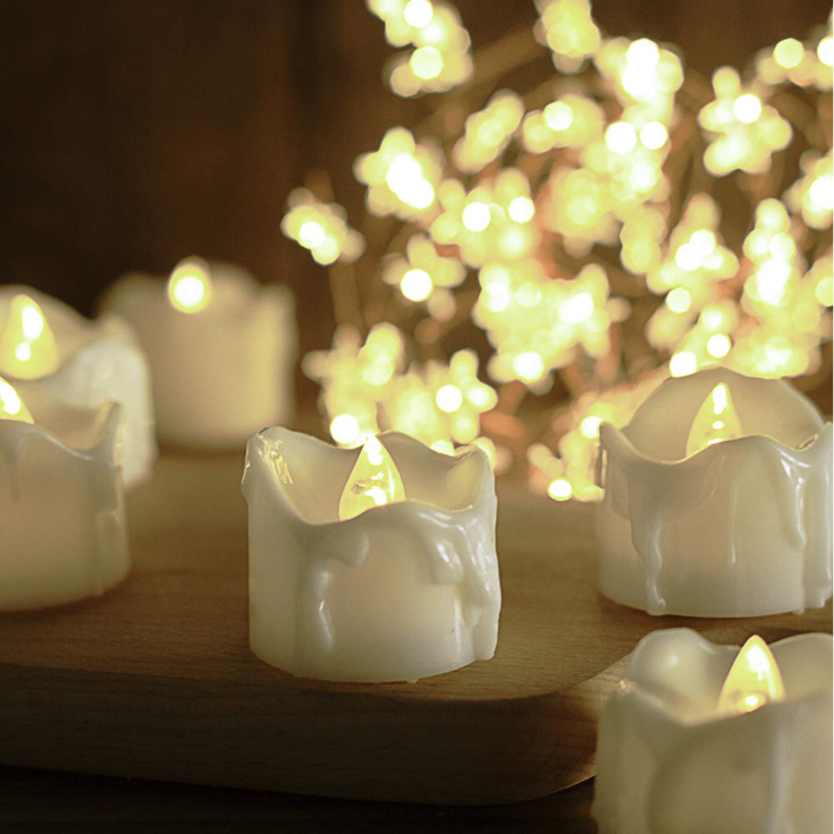 Led Tealight Candle Warm White Flickering Tea Light Candles Battery Operated With Remote Control For Home Party Wedding Decor