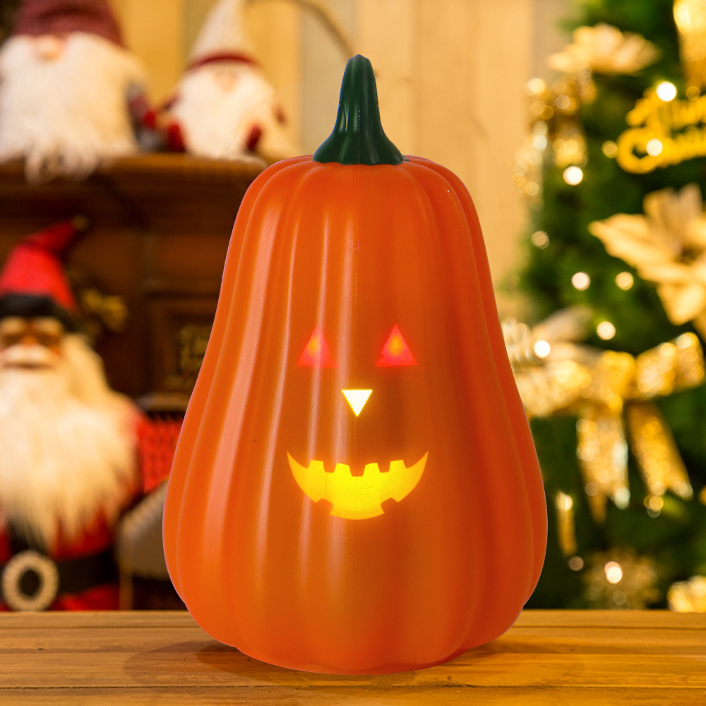 Halloween Decorations Pumpkin Lantern Creative Horror Music Voice Control Induction Function LED Light Halloween Party Supplies