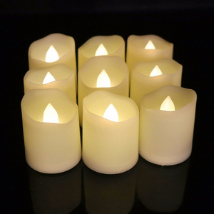 Newest LED Tea lights Candle outdoor Decoration flicker Concave candle with remote