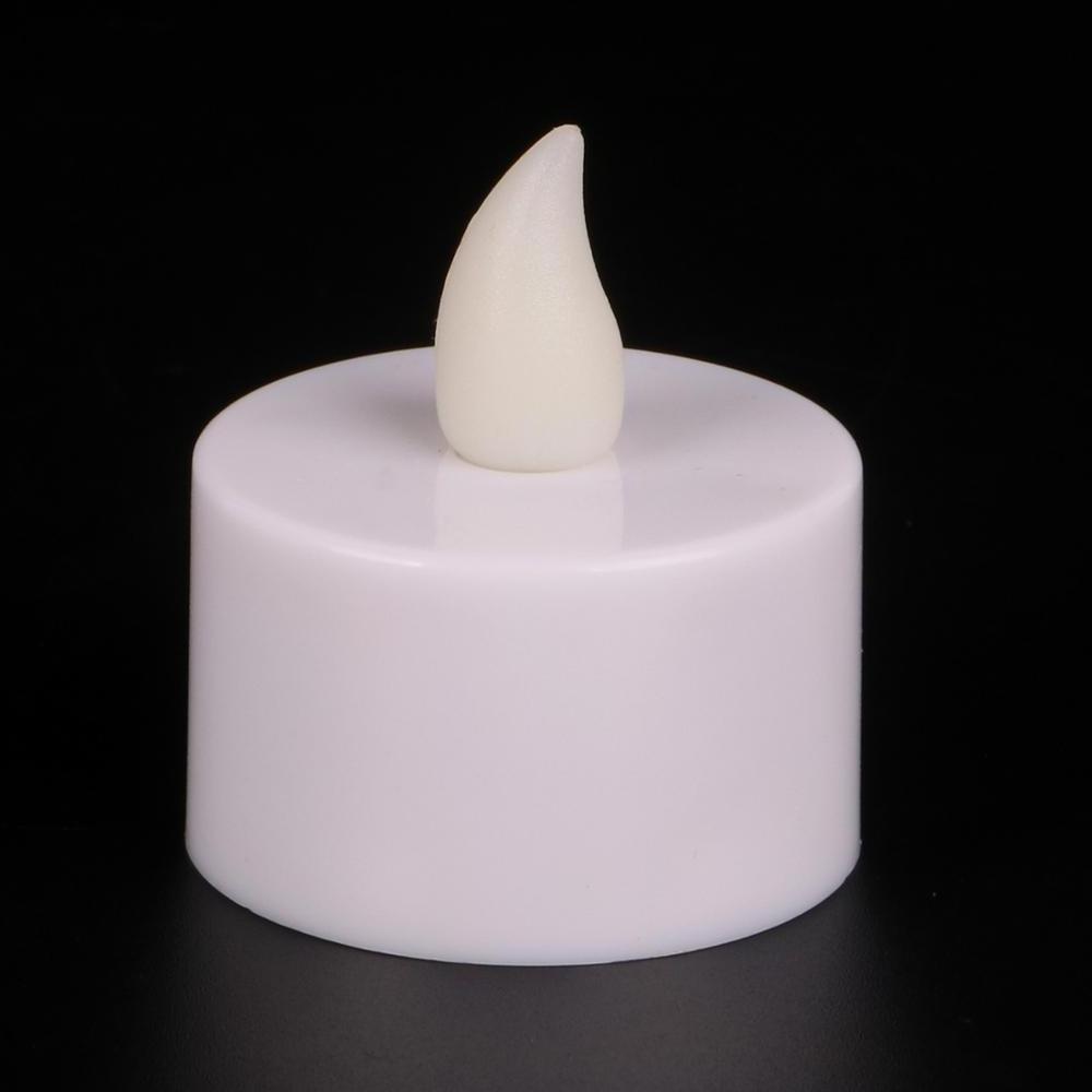 LED Flickering Rechargeable Flameless Electric Tea Light Candles Battery Operated Candles For Christmas Home Decoration