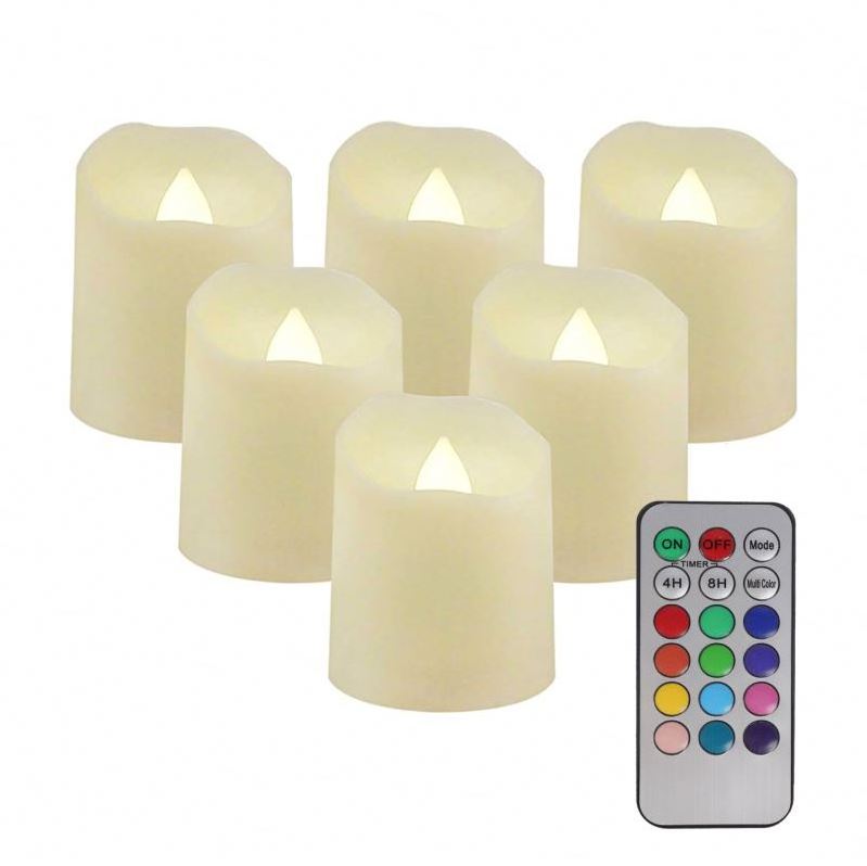 Flickering Led Tea Candle Flameless Battery Powered Led Tealight Tea Light Candles