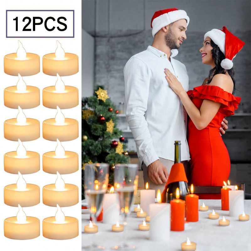 Wedding Decoration White Tealight Candles Tea Light Candle Electrical Wedding Home Decoration Use Candle Light