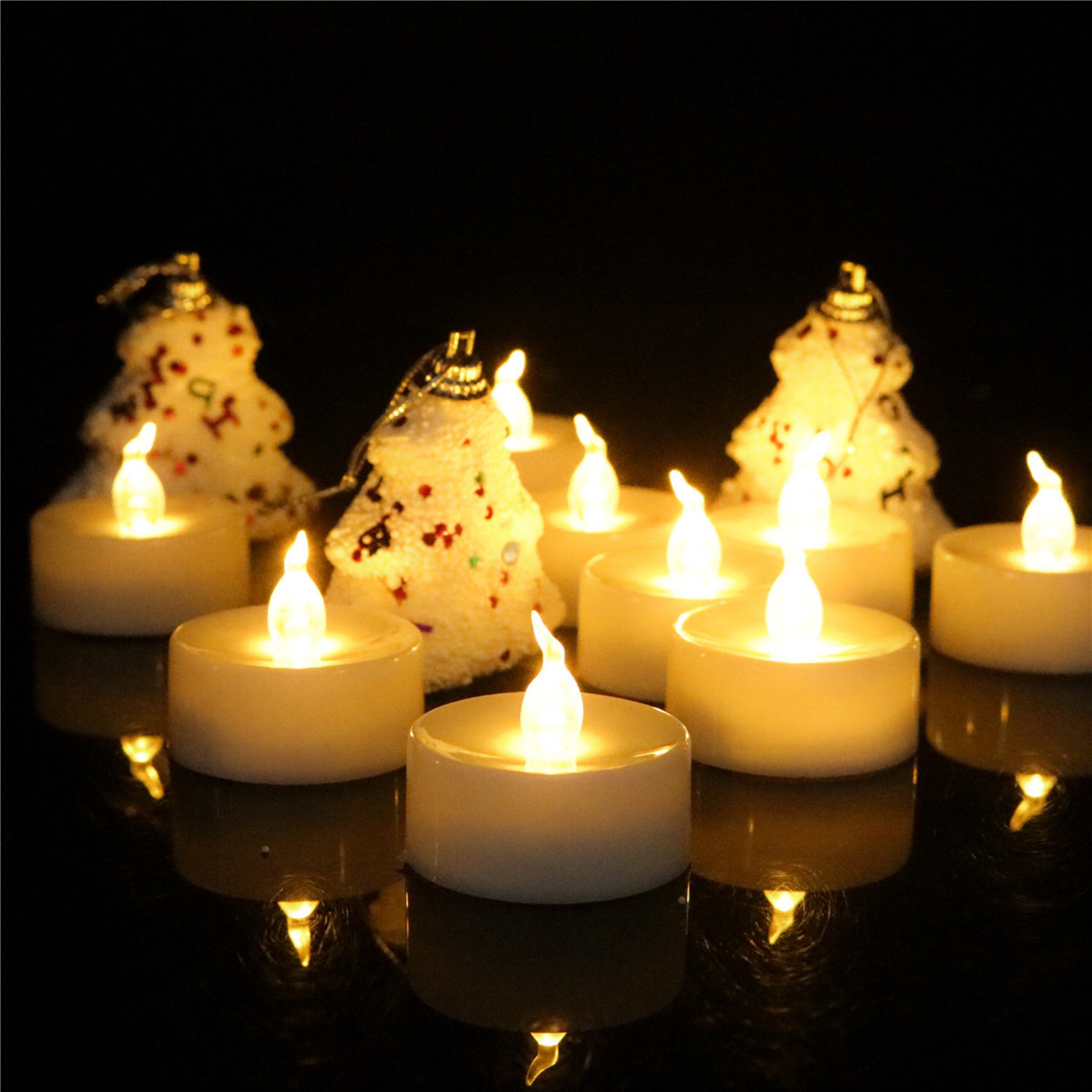 Hand Made Popular Table Decoration Flameless LED Candle Tealight with Remote Control Candle Battery Candles