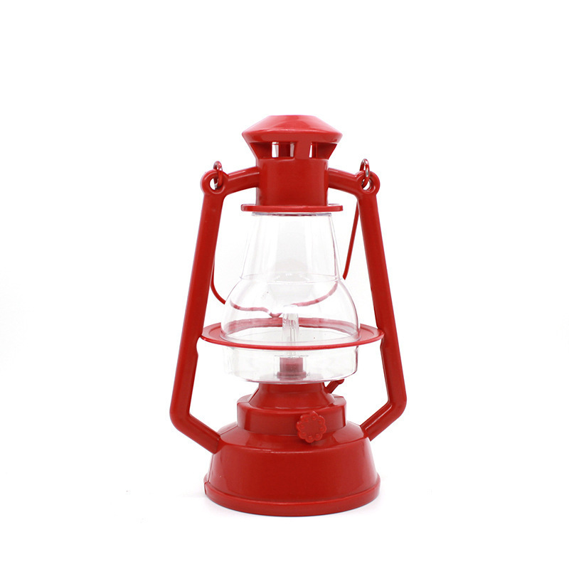 Newest OEM Battery Operated  LED Flickering Portable Lantern Camping Oil Lantern For Outdoor Activity Home Decoration