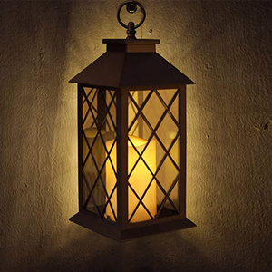 2024 Decorative For Garden Patio Deck Yard Path Hollow Outdoor Hanging Led Wind Lantern Driveway Waterproof Camping Night Lights