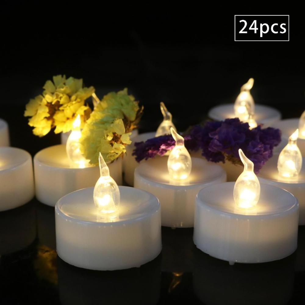 mini christmas lights candles/led flameless candle/tea light Battery-Operated Warm-White CE CR2032