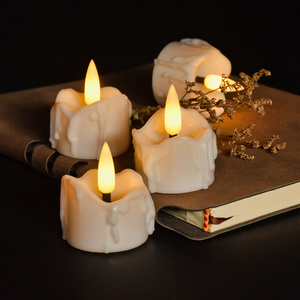 Fashion Flameless Led Tealight Candle 3D Flameless Flickering LED Candle With Remote Battery Operated Tea light Festival,Parties