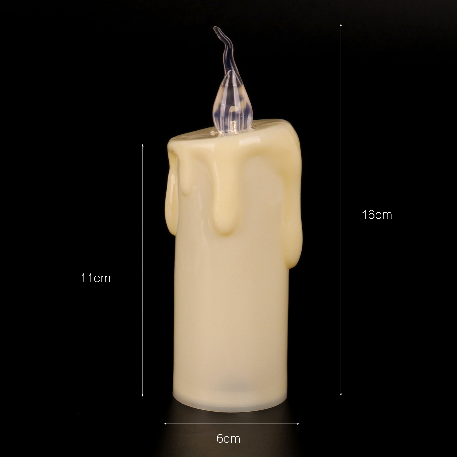 Hot Sale Pack Electronic Pillar Candles Holder Simulated Flickering Window Candle Lights For Wedding Home party Decoration