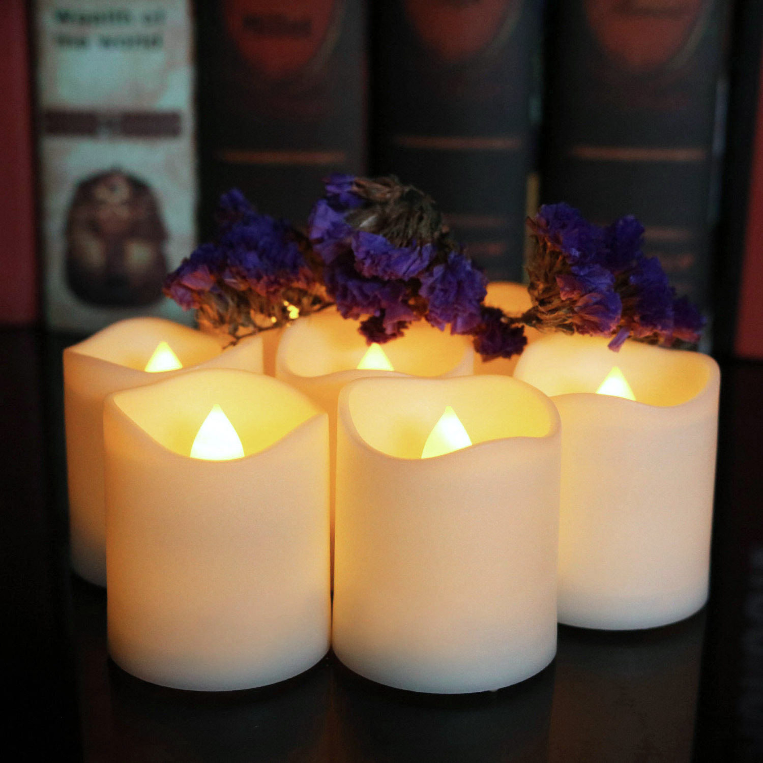 Plastic LED Tea Light Flameless LED Candle Tealight With Remote Control