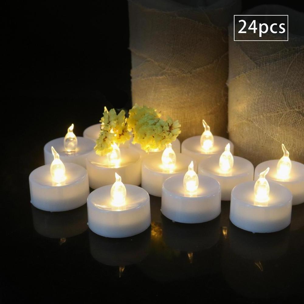 mini christmas lights candles/led flameless candle/tea light Battery-Operated Warm-White CE CR2032