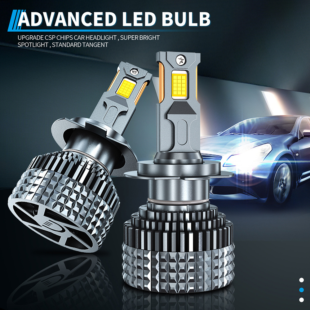 Super Bright H4 H7 H3 H1 LED BULB Car Daytime Running Driving Fog Light Lamp Auto Driving Headlight High Low Beam Bulbs