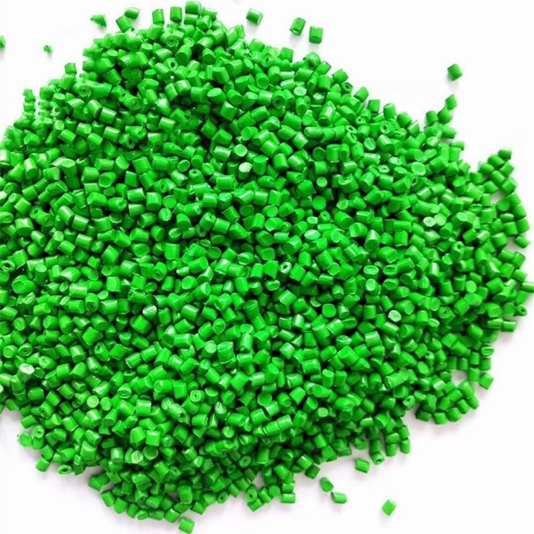 100% virgin Plastic PP/PE /ABS/PET Granulates green color masterbatch